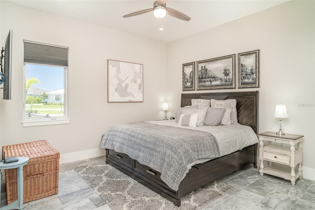 Bedroom, Interior, Recessed Lighting