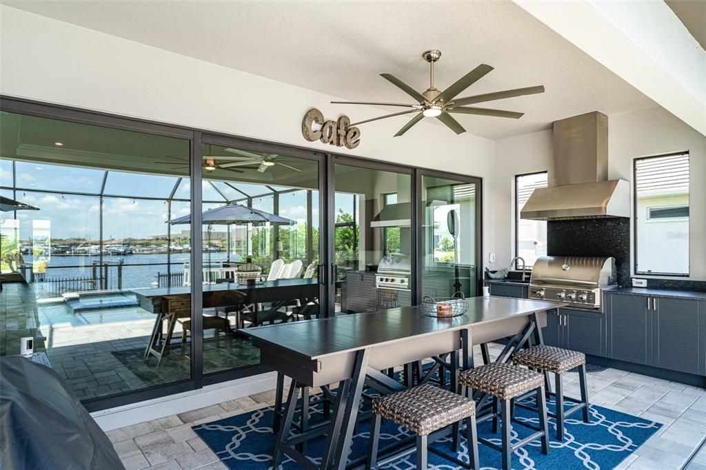 Dining room, Glass Ceilings, Interior, Kitchen, Sun Room, Water