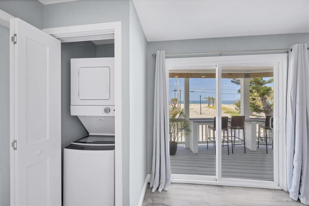 Interior, Utility Closets, Washer, Water, Wood Texture Flooring