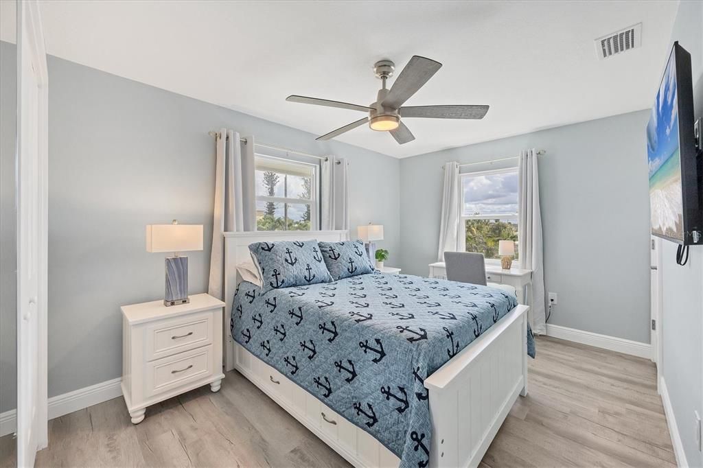 Bedroom, Interior, Wood Texture Flooring