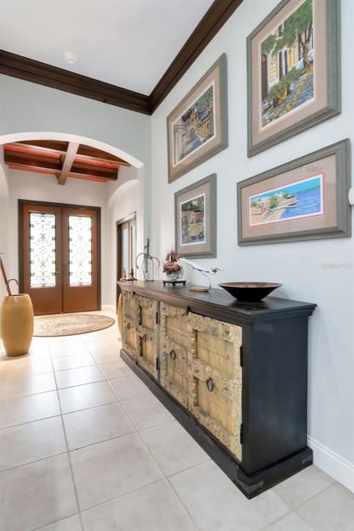 Interior, Recessed Lighting, Wooden Beams