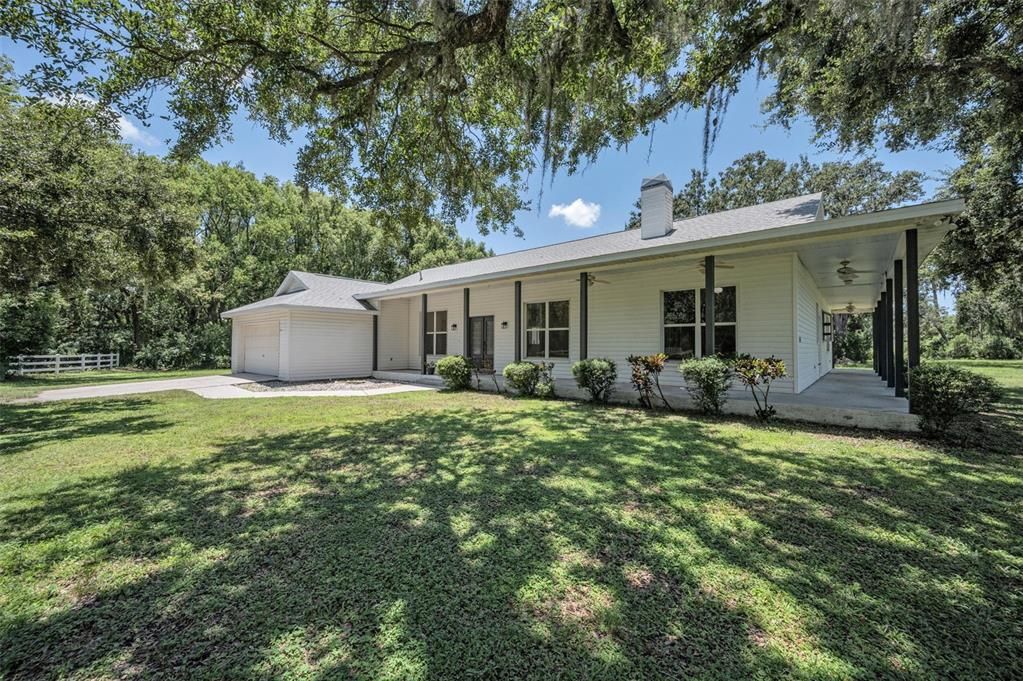 Backyard, Detached Garage, Exterior