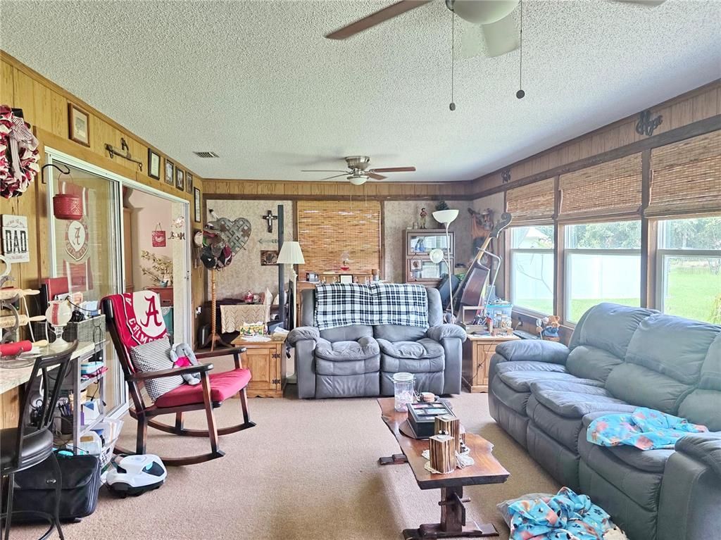 Interior, Living room, Stone Walls