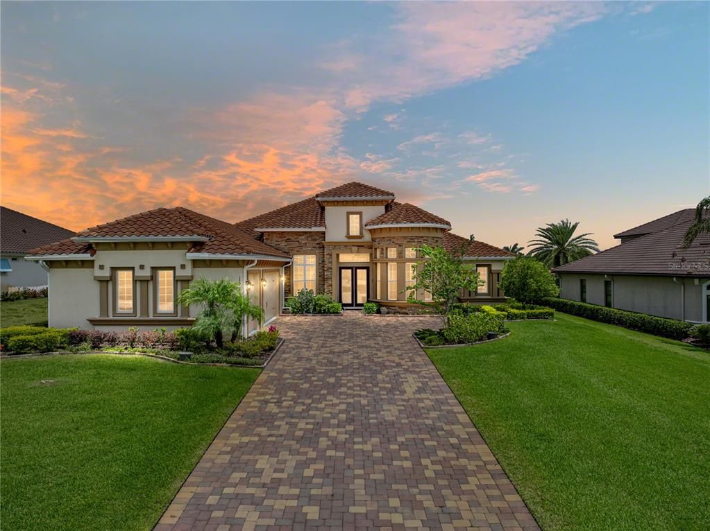 Backyard, Exterior, Facade, Mediterranean