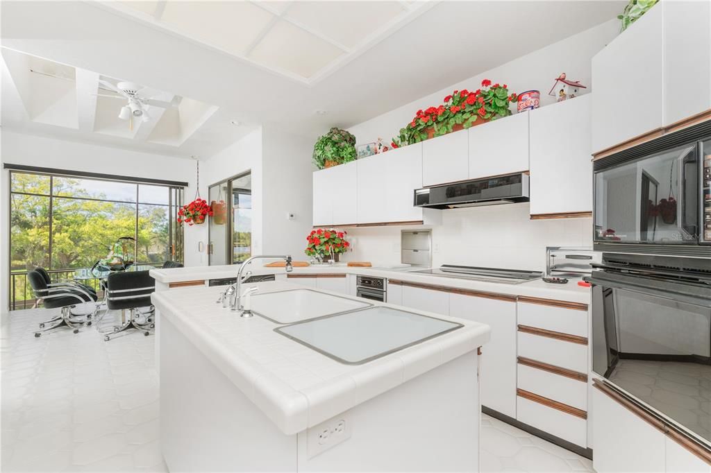 Interior, Kitchen, Tile Countertops