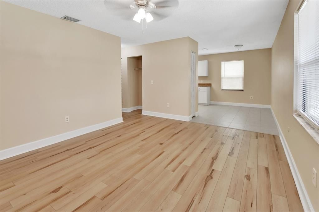 Empty room, Interior, Wood Texture Flooring