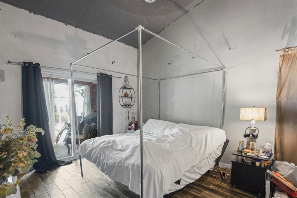 Bedroom, Interior, Wood Texture Flooring