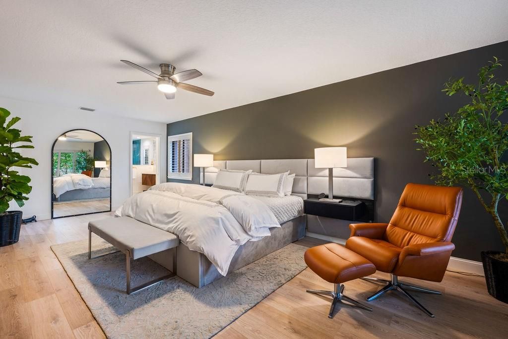 Bedroom, Interior, Wood Texture Flooring