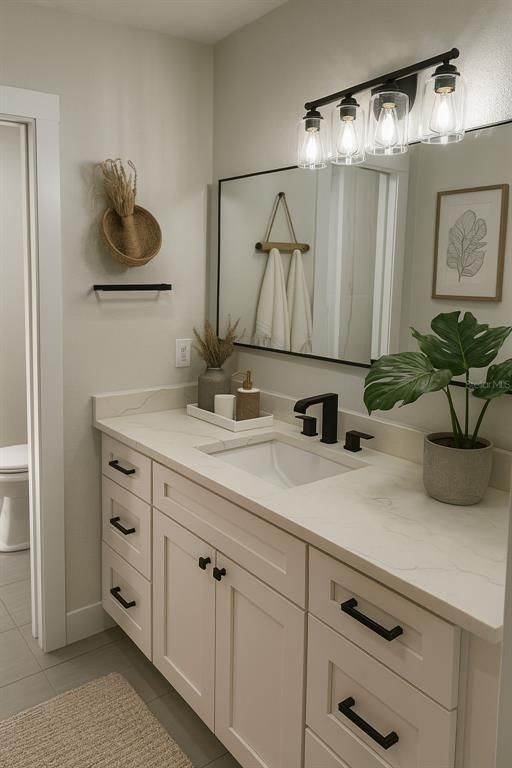 Bathroom, Dual Sink Vanities, Interior