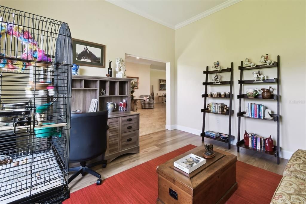 Home Office, Interior, Wood Texture Flooring
