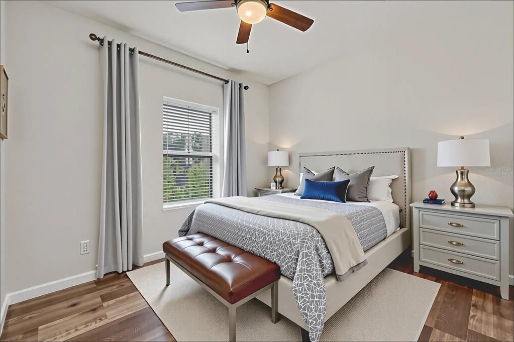Bedroom, Interior, Wood Texture Flooring