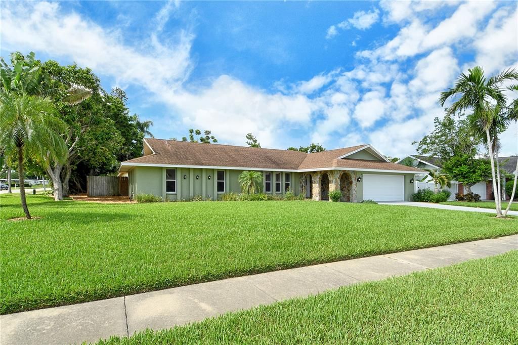 Attached, Backyard, Exterior, Facade, Ranch