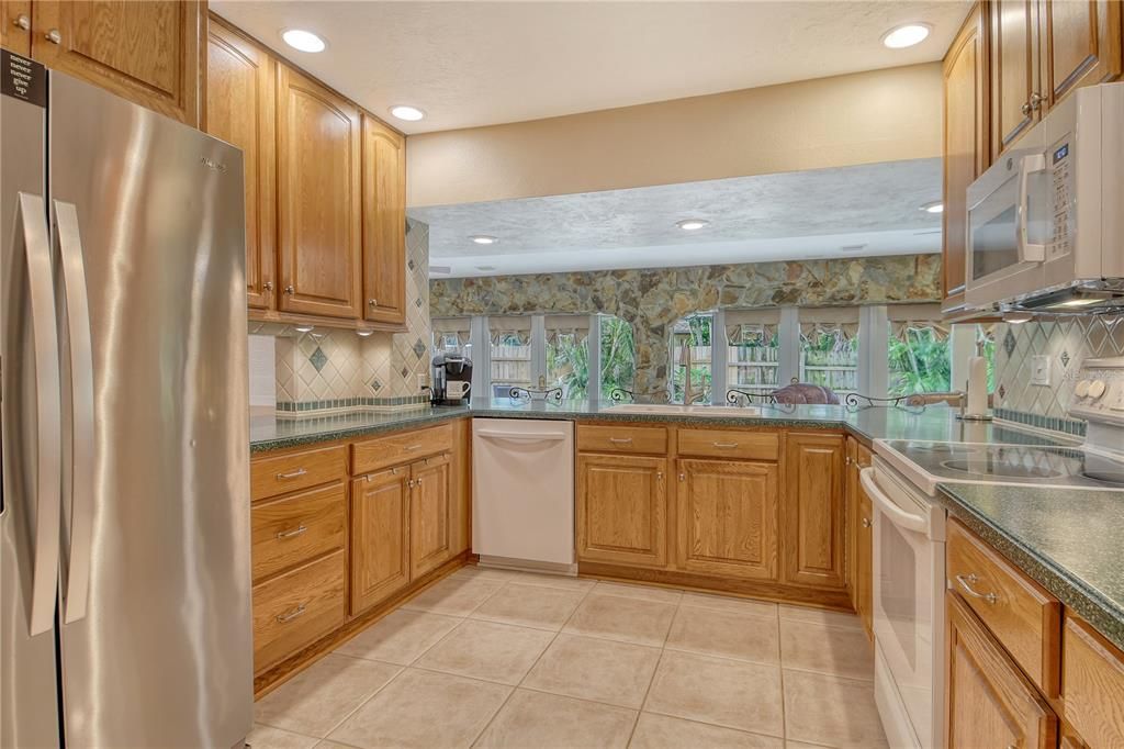 Interior, Kitchen, Recessed Lighting, Stainless Steel Appliances
