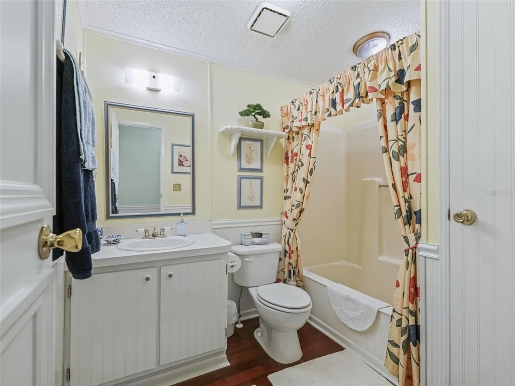 Bathroom, Interior, Wood Texture Flooring