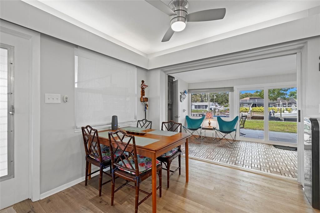 Dining room, Interior, Wood Texture Flooring