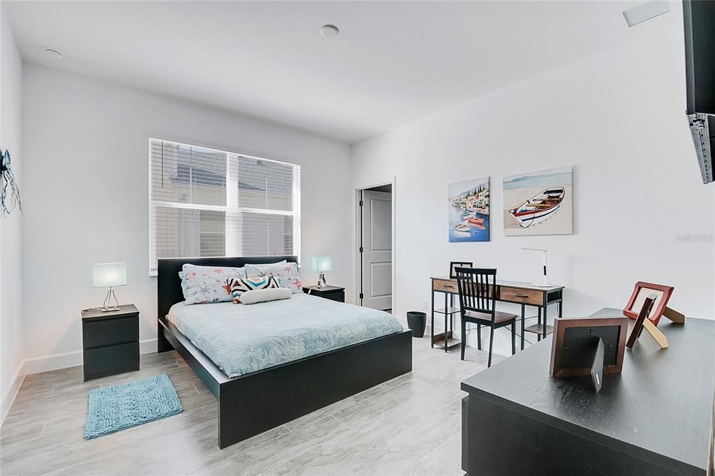 Bedroom, Dining room, Interior, Wood Texture Flooring