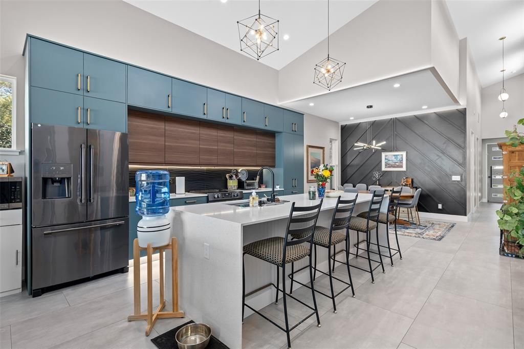 Interior, Kitchen, Pendant Lights, Recessed Lighting