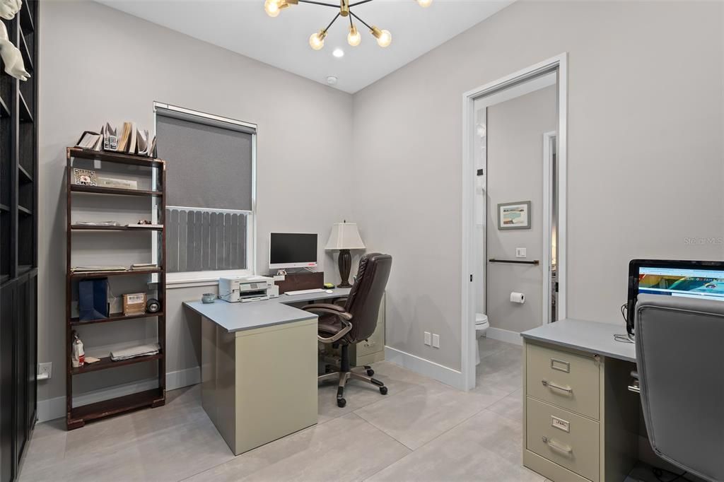 Home Office, Interior, Pendant Lights