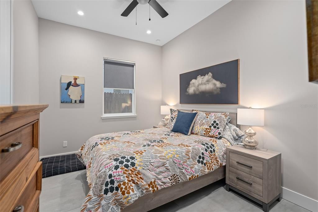 Bedroom, Interior, Recessed Lighting