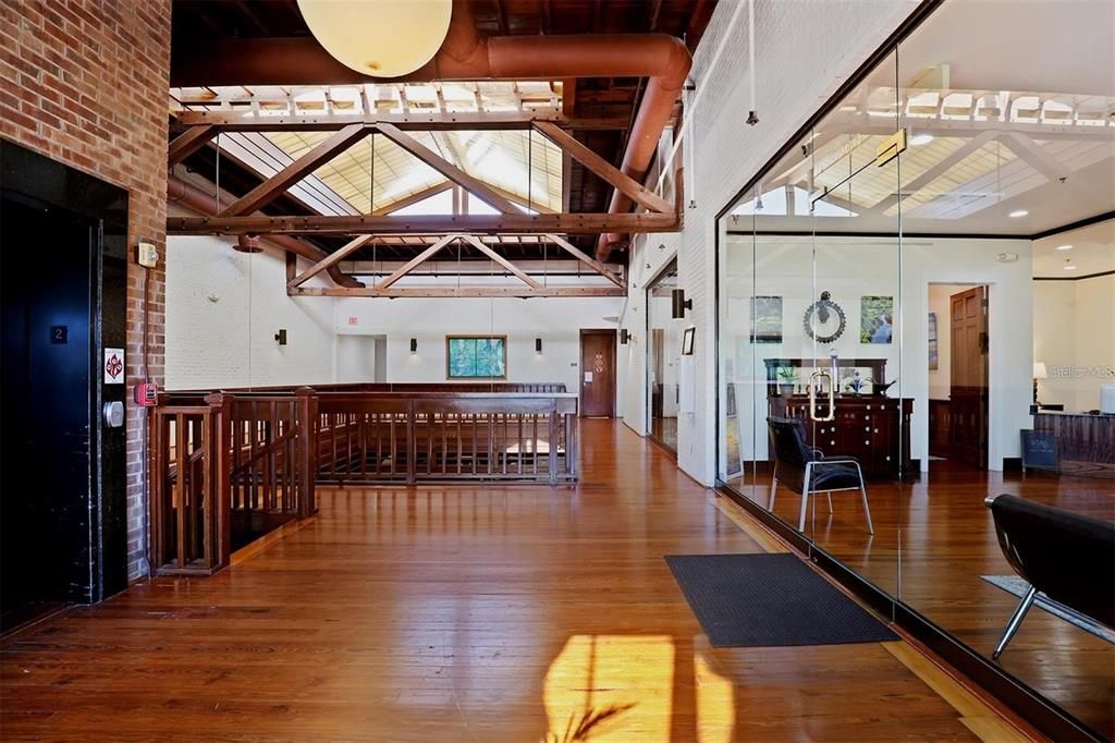 Interior, Stone Walls, Wood Texture Flooring