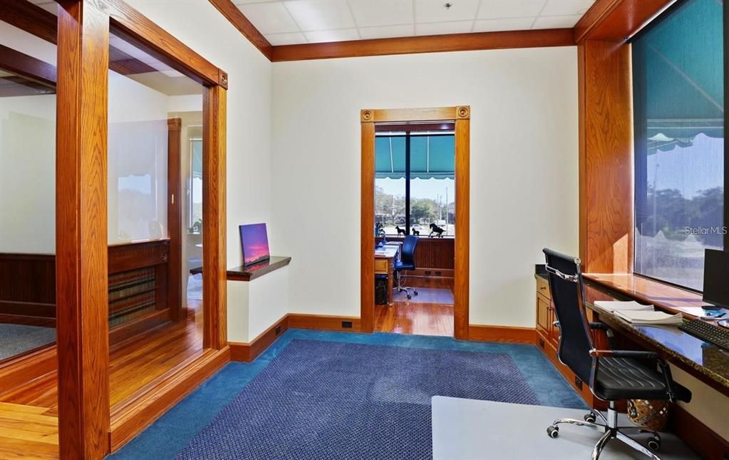 Home Office, Interior, Wood Texture Flooring