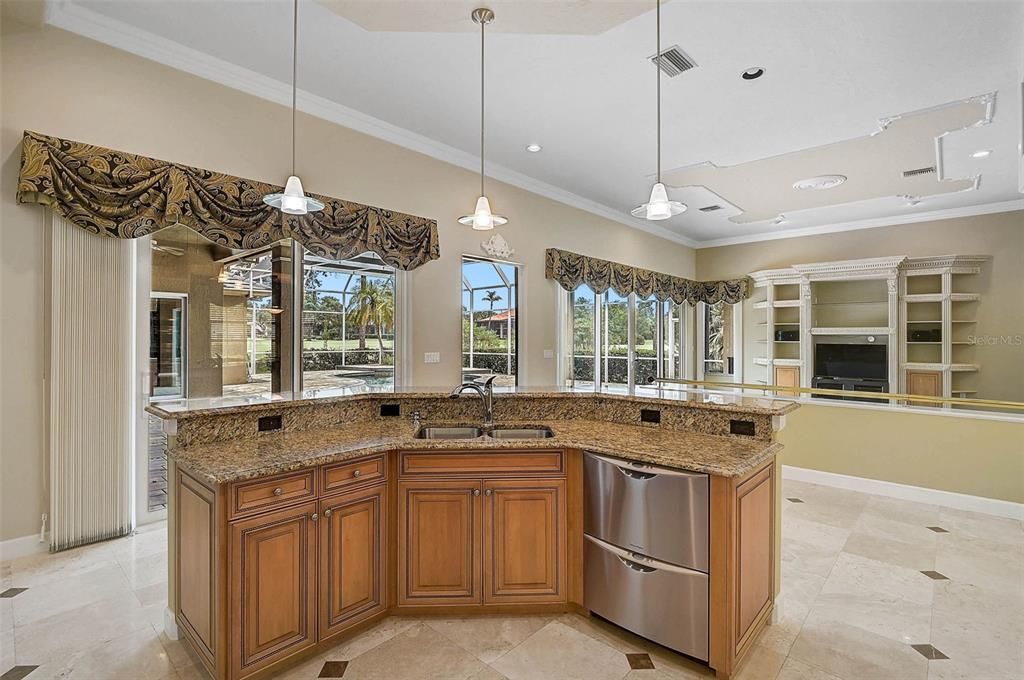 Interior, Kitchen, Pendant Lights, Recessed Lighting