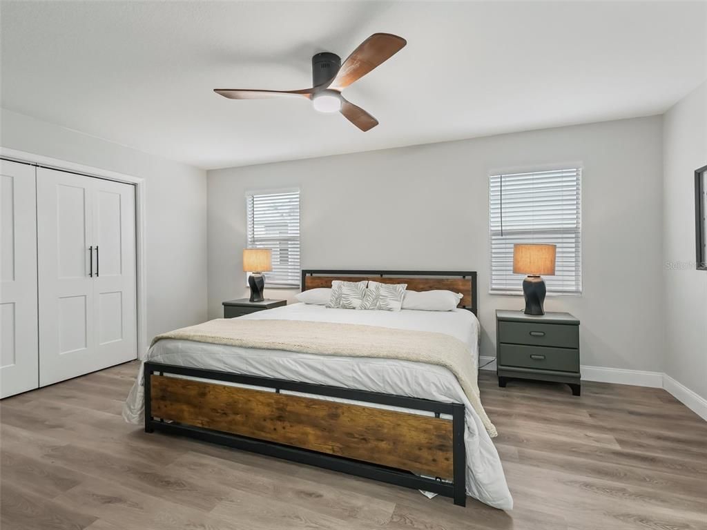Bedroom, Interior, Wood Texture Flooring