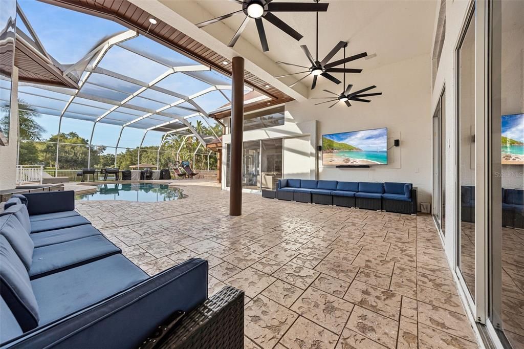 Glass Ceilings, Interior, Pool, Sun Room