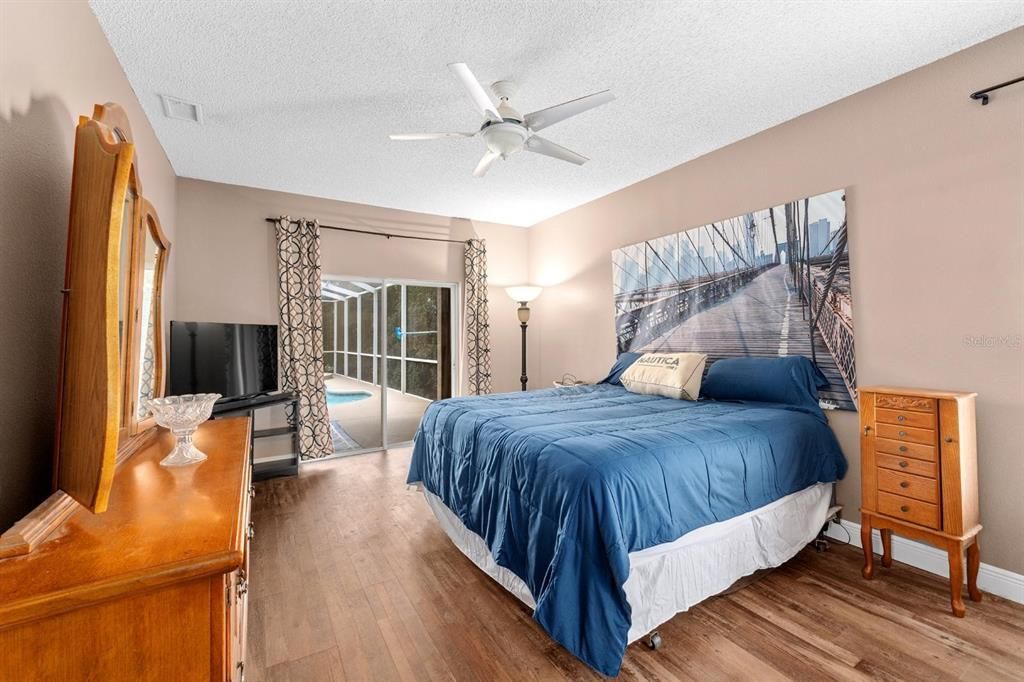 Bedroom, Interior, Wood Texture Flooring