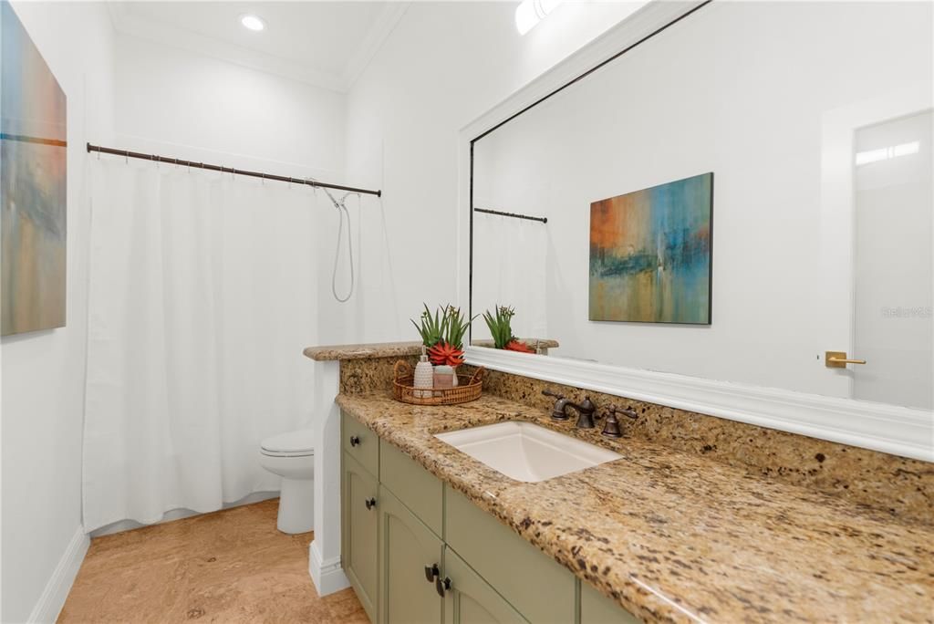 Bathroom, Interior, Recessed Lighting