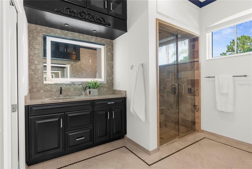 Bathroom, Glass Shower, Interior