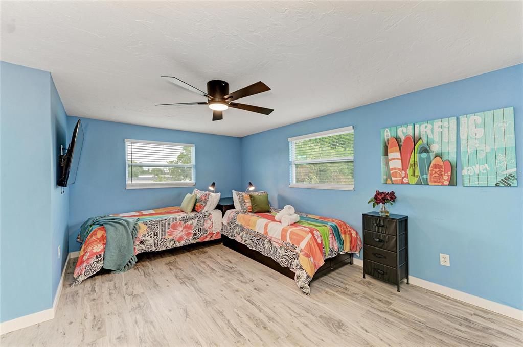 Bedroom, Interior, Wood Texture Flooring