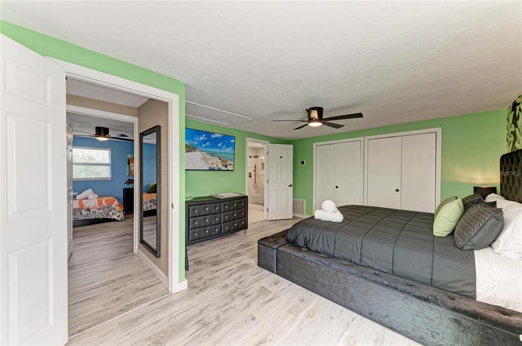 Bedroom, Interior, Wood Texture Flooring