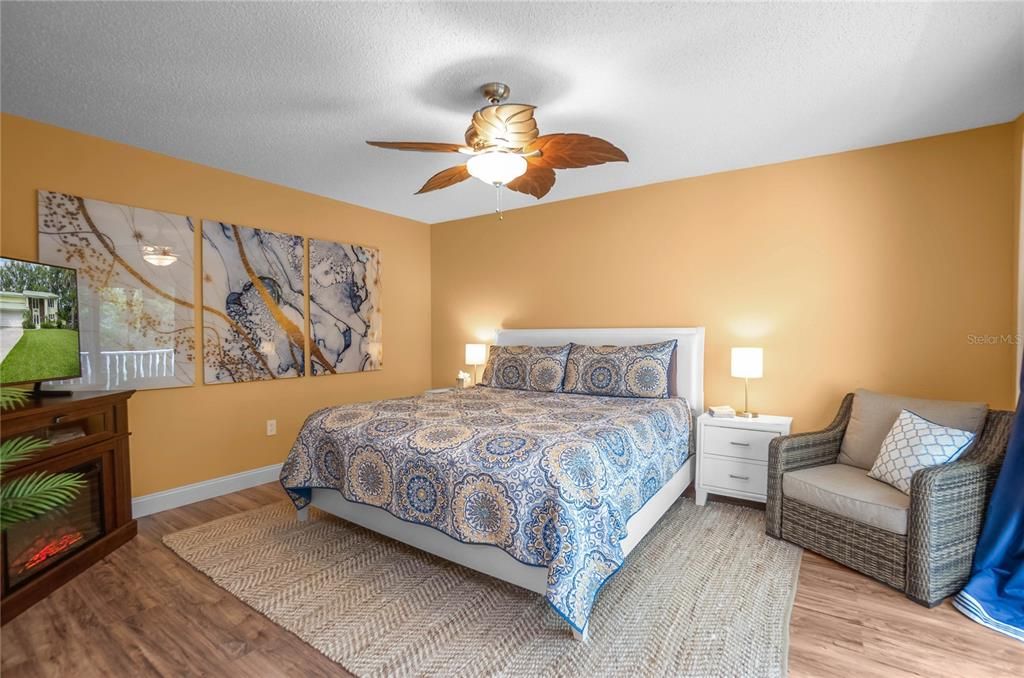Bedroom, Interior, Wood Texture Flooring