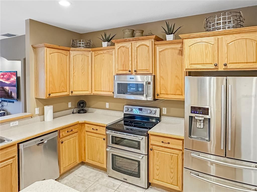 Interior, Kitchen, Recessed Lighting, Stainless Steel Appliances