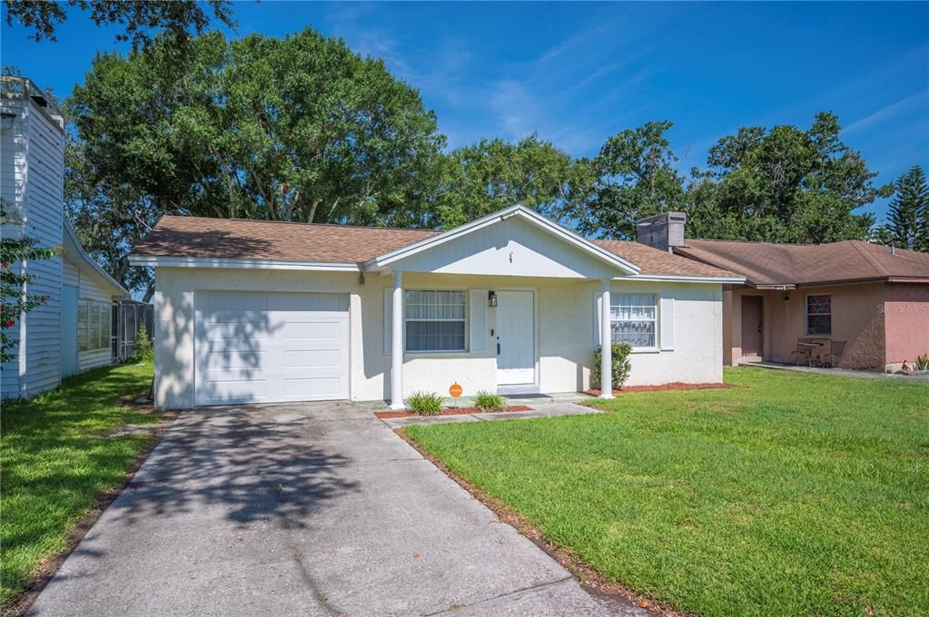 Attached, Backyard, Exterior, Facade, Ranch