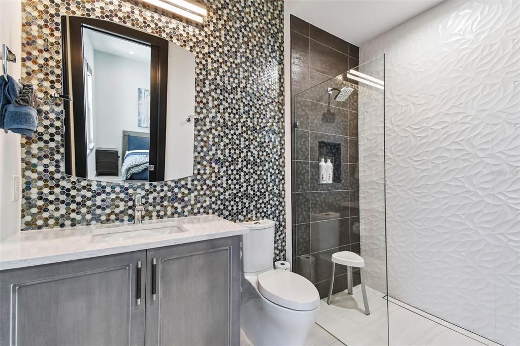 Bathroom, Glass Shower, Interior