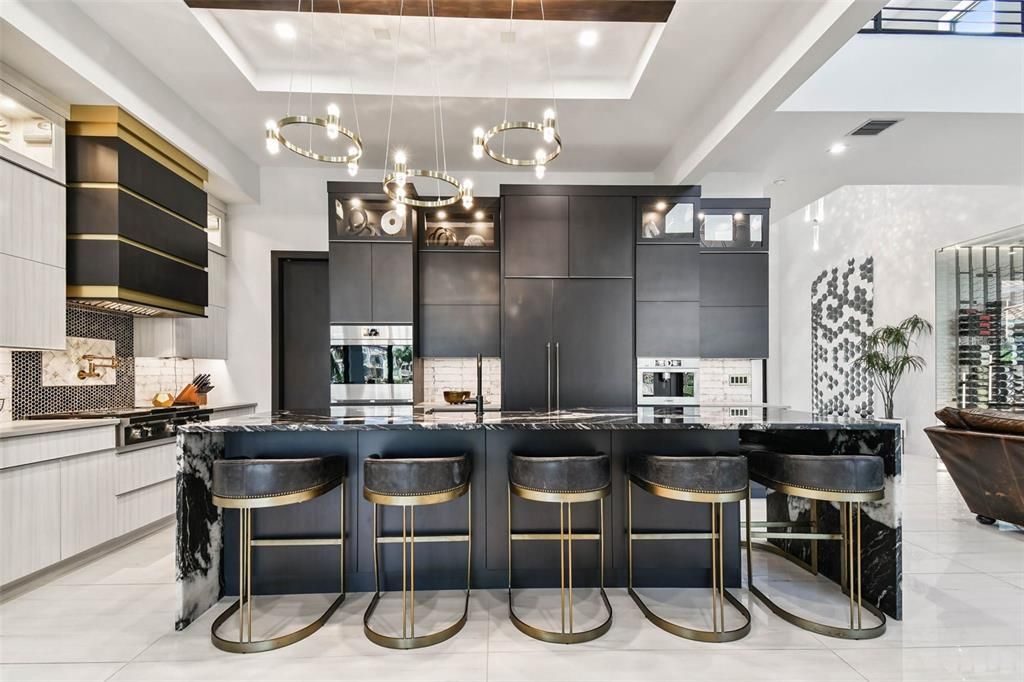 Interior, Kitchen, Pendant Lights, Recessed Lighting