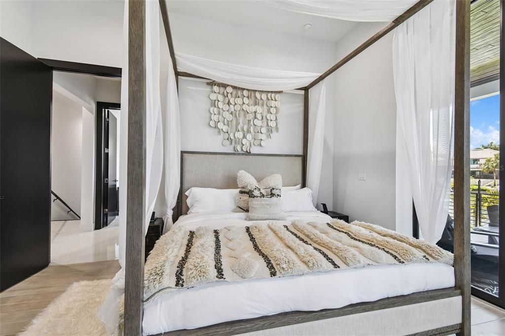 Bedroom, Interior, Wood Texture Flooring