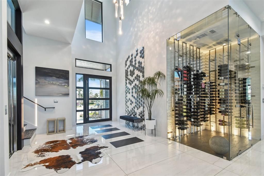 Interior, Recessed Lighting, Wine Storage