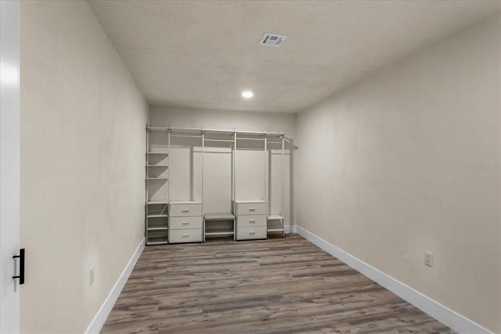 Interior, Recessed Lighting, Walk-in Closets, Wood Texture Flooring