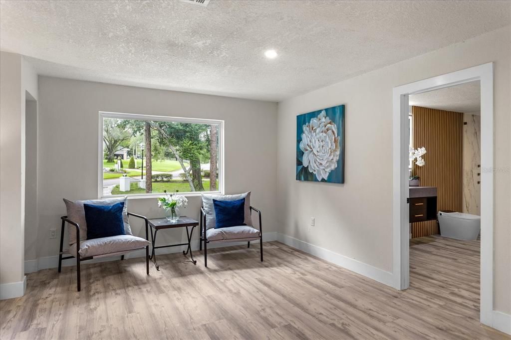 Interior, Recessed Lighting, Wood Texture Flooring