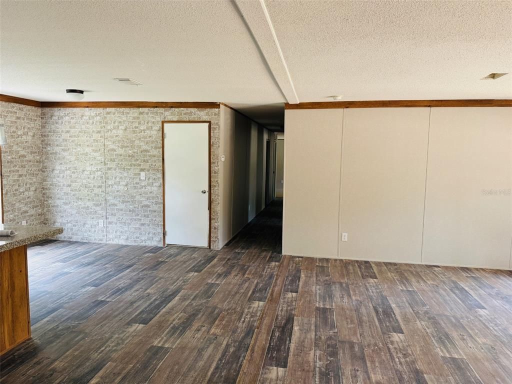 Empty room, Interior, Wood Texture Flooring