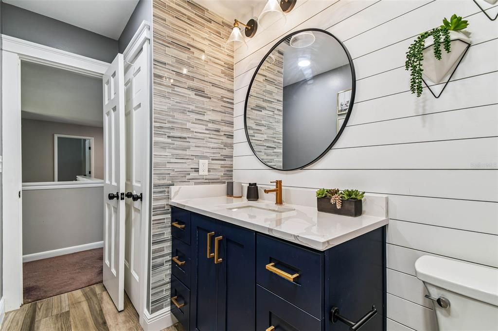 Bathroom, Interior, Wood Texture Flooring