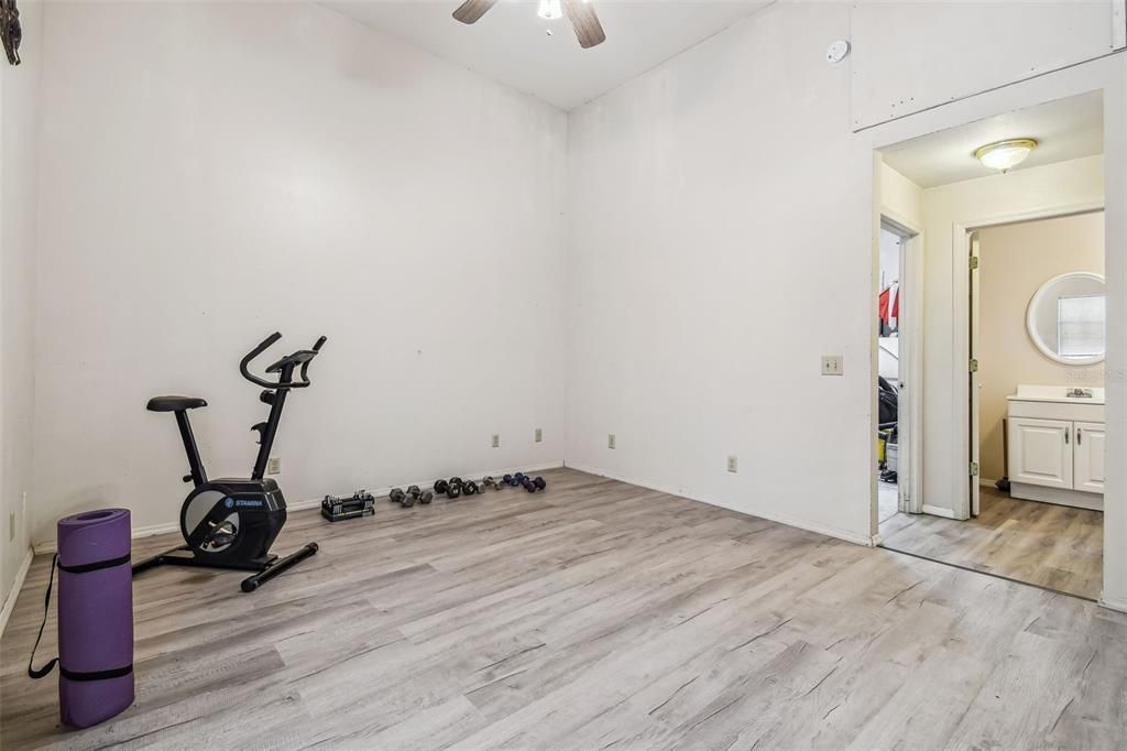 Fitness Equipment, Interior, Wood Texture Flooring