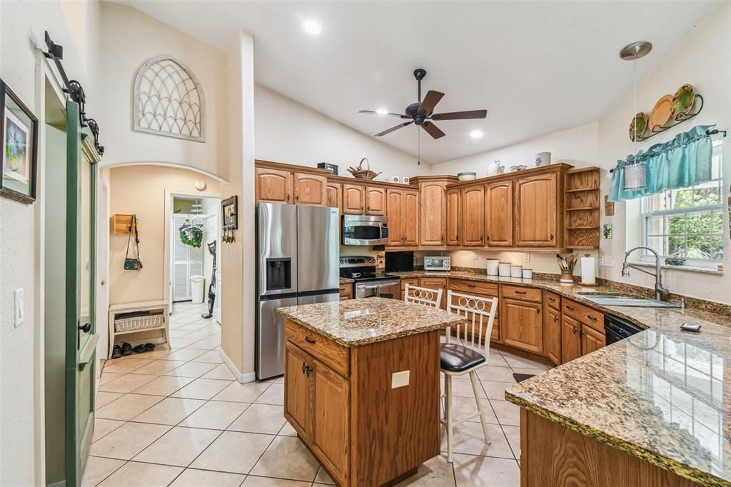 Interior, Kitchen, Recessed Lighting, Stainless Steel Appliances