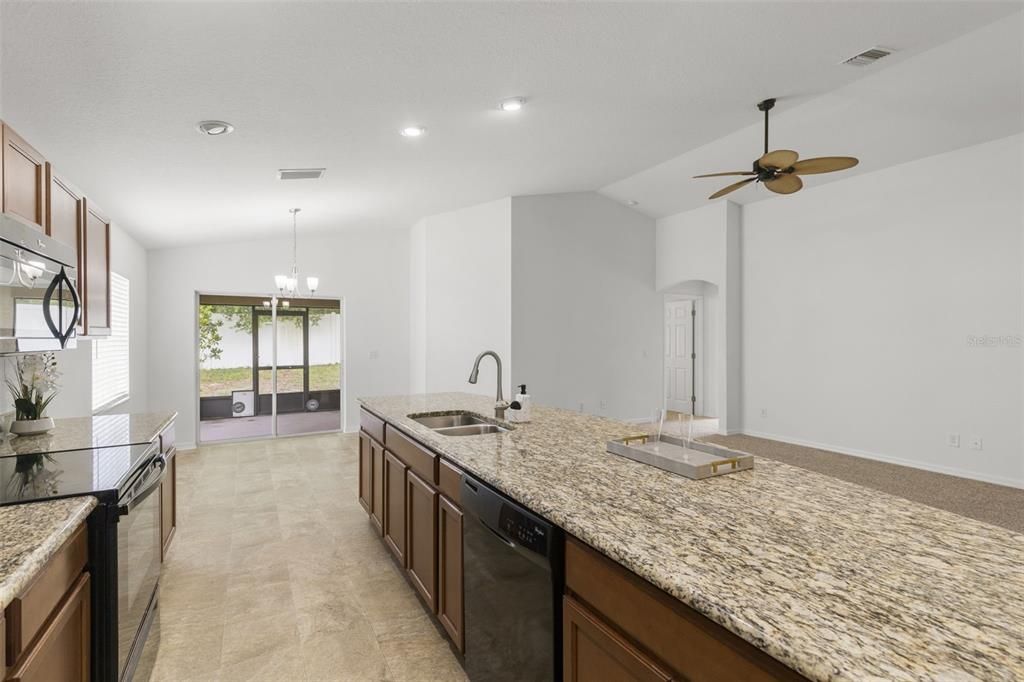 Interior, Kitchen, Pendant Lights, Recessed Lighting