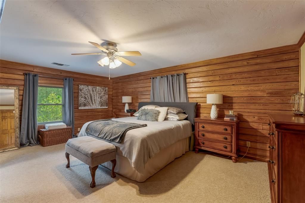 Bedroom, Interior, Wooden Walls