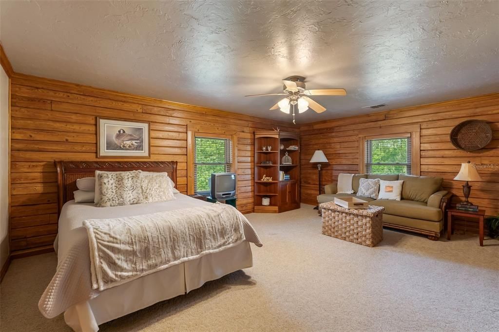 Bedroom, Interior, Wooden Walls