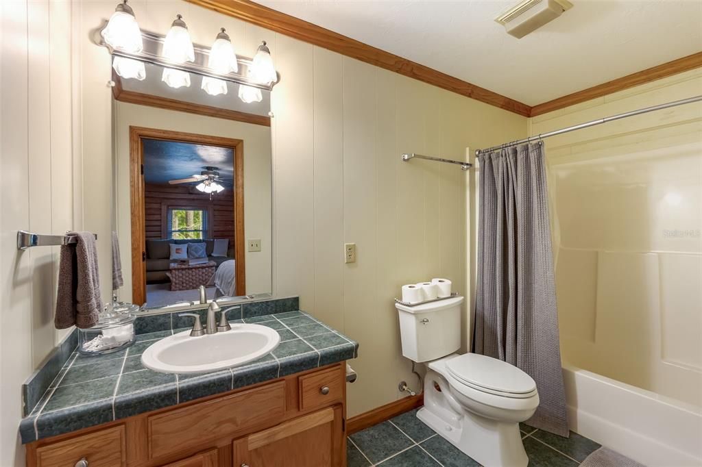 Bathroom, Interior, Tile Countertops